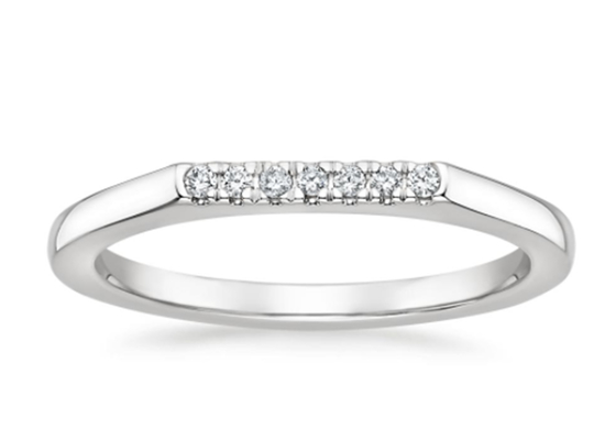 1.3mm 0.07carat 925 Sterling Silver Moissanite Engagement Rings para mulheres