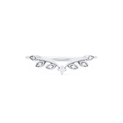 Joia do ouro amarelo de Diamond Wedding Unique Engagement Rings 14K