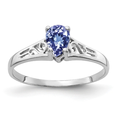 Natureza 0,5 ct em volta do anel do halo de Tanzanite em Sterling Silver Engagement Ring