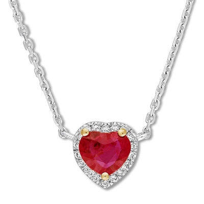 Garnet Necklace natural 1/20 de diamante do ct TW com 925 Sterling Silver