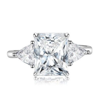 Diamantes Sterling Silver For Women do ct TW do anel 1/15 de água-marinha