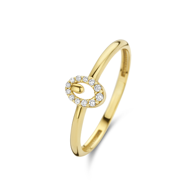 Aimee Diamond Engagement Ring With diamante oval de 0,75 quilates