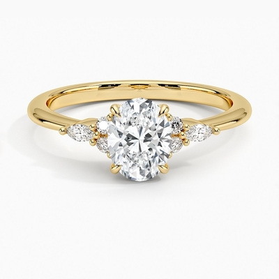 Ouro amarelo Ring For Girls do projeto delicado da joia do ouro amarelo de 9 K