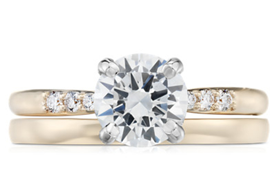 Joia Diamond Engagement Ring For Girls do ouro amarelo de 9 K