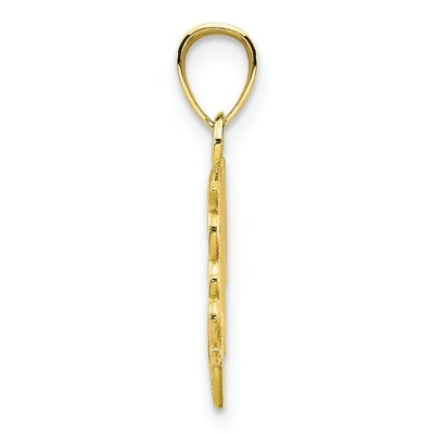joia fina da vida marinha dos peixes do pendente da colar do encanto do golfinho do ouro 10k amarelo para presentes das mulheres para ela