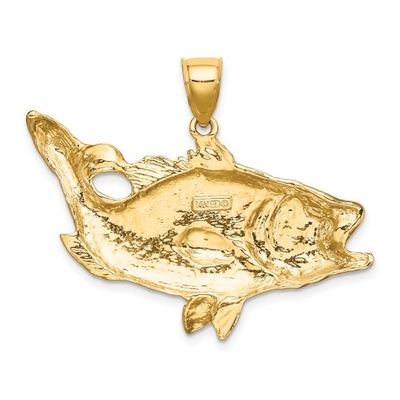 joia fina da vida marinha dos peixes do pendente da colar do encanto do golfinho do ouro 10k amarelo para presentes das mulheres para ela
