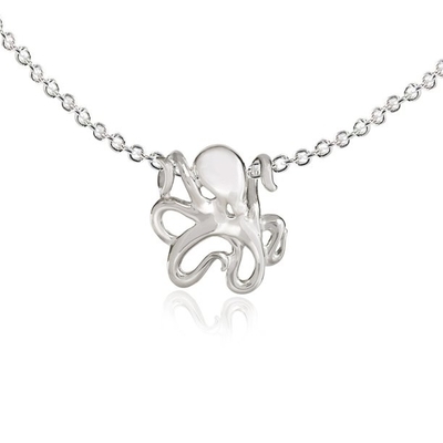 Cavalo marinho da CZ do zirconita de 925 Sterling Silver Gold Plated Enameled vida marinha do encanto do pendente da colar da corrente de 18 polegadas