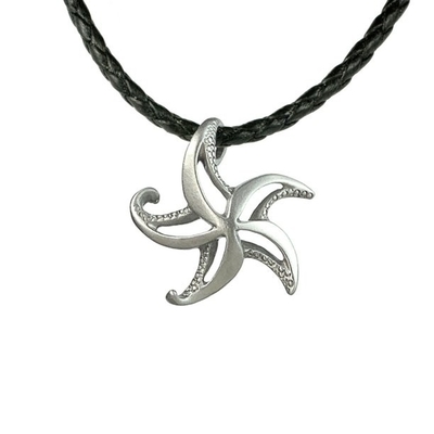 Presente do tema da praia do pendente da colar da estrela do mar para presentes da colar da estrela de mar das mulheres para amantes da praia