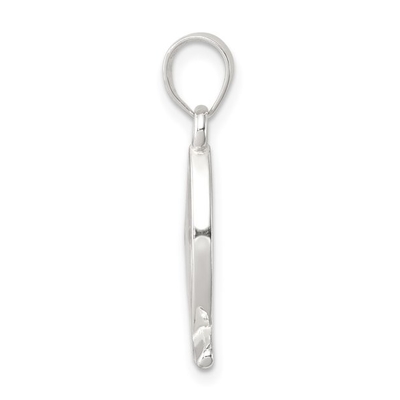 Quilate nos quilates Sterling Silver Polished Finish Enameled com o pendente do encanto dos peixes de Ichthus da semente de mostarda