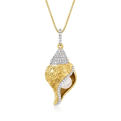 Pendente de vidro da estrela do mar de Murano do italiano no ouro 18kt sobre Sterling