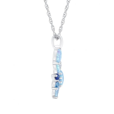 A opala criada/Sapphire Sea Life Pendant criada, criou Topaz Crazy Crab Pendant