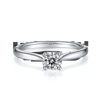 925 aneis de noivado de Sterling Silver Jewelry Diamond Moissanite prometem anéis para mulheres