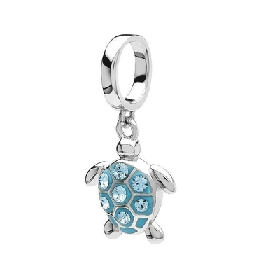 925 grânulos de Sterling Silver Fish Charm Dangle para braceletes &amp; colares