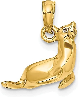 Ross-Simons 0,25 ct. t.w. Preto Diamond Accent de Diamond Seahorse Pendant Necklace With no ouro 18kt