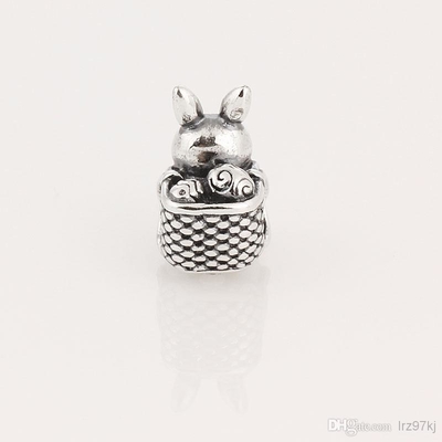 O coração feericamente da borboleta da preguiça dos braceletes BISAER 925 Sterling Silver Charms Cat Dog oscila