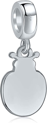 Personalize grânulos vermelhos do encanto de Lucky Ladybug Insect Gardener Dangle para as mulheres adolescentes