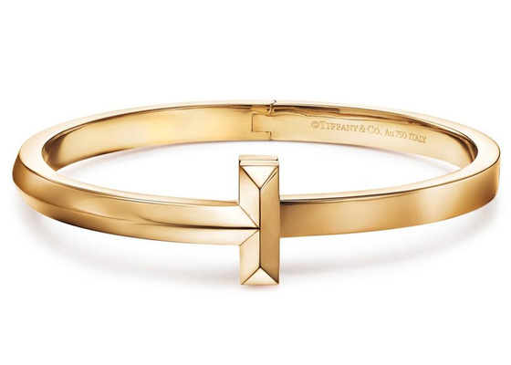 18K peso largo do T1 Diamond Hinged Bangle 43.31g para o aniversário