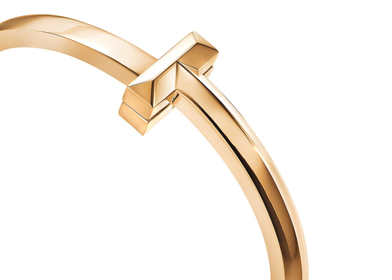 18K peso largo do T1 Diamond Hinged Bangle 43.31g para o aniversário