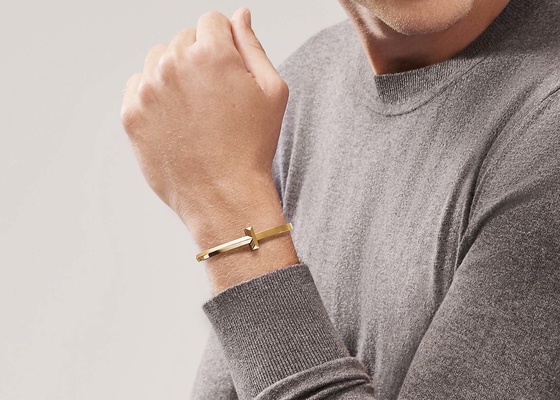 18K peso largo do T1 Diamond Hinged Bangle 43.31g para o aniversário