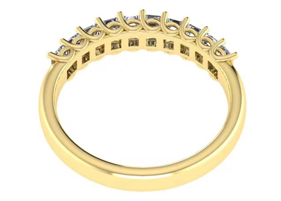 10pcs o EM do diamante 18k Rose Gold Ring 3.0×2.0mm cortou para o aniversário
