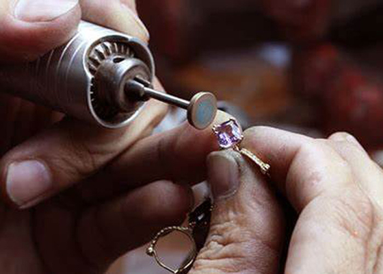 O círculo real de Diamond Semi Mount Jewelry Ring dá forma ao diâmetro 1.6-1.7mm 0.61ct