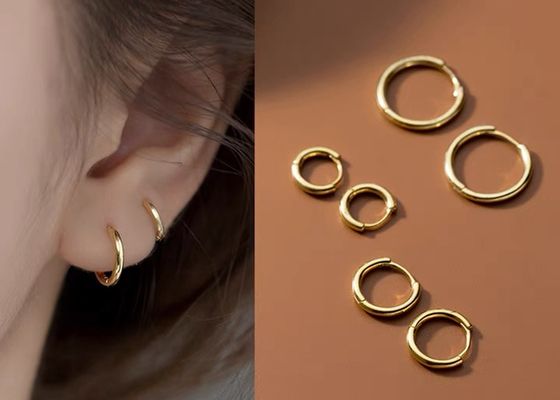Clicker articulado sem emenda 16g-40g do ouro 14K para o Tragus da cartilagem