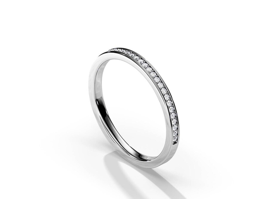 Meio peso de Ring Stacking 0.36ct do ouro da eternidade 9K para o aniversário