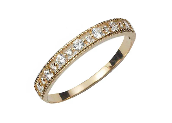 Tamanho real de Diamond Jewellery Ring Round Cut 2.5mm 1.3mm do estilo filigrana