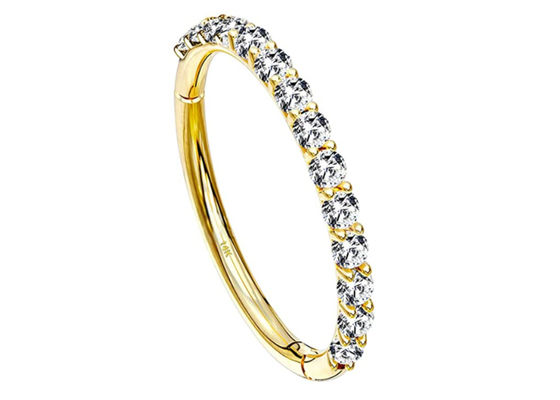 A aro dá forma ao tamanho dos brincos 1.2×8mm da cartilagem do ouro 16g para o casamento